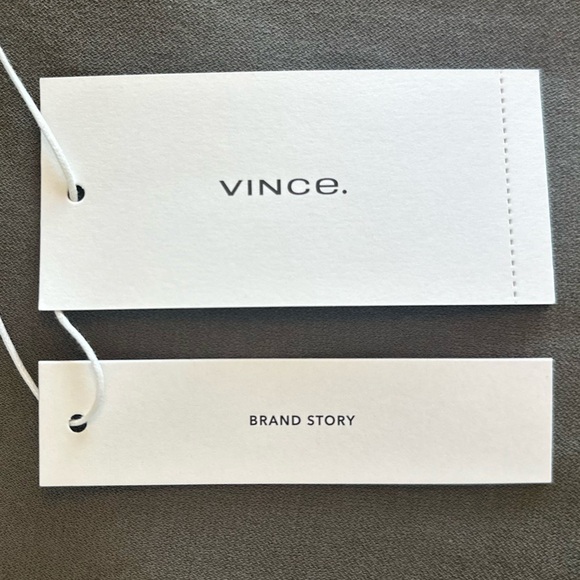 Vince Short Sleeve Square-Neck Grey Dress - Small - Picture 3 of 5